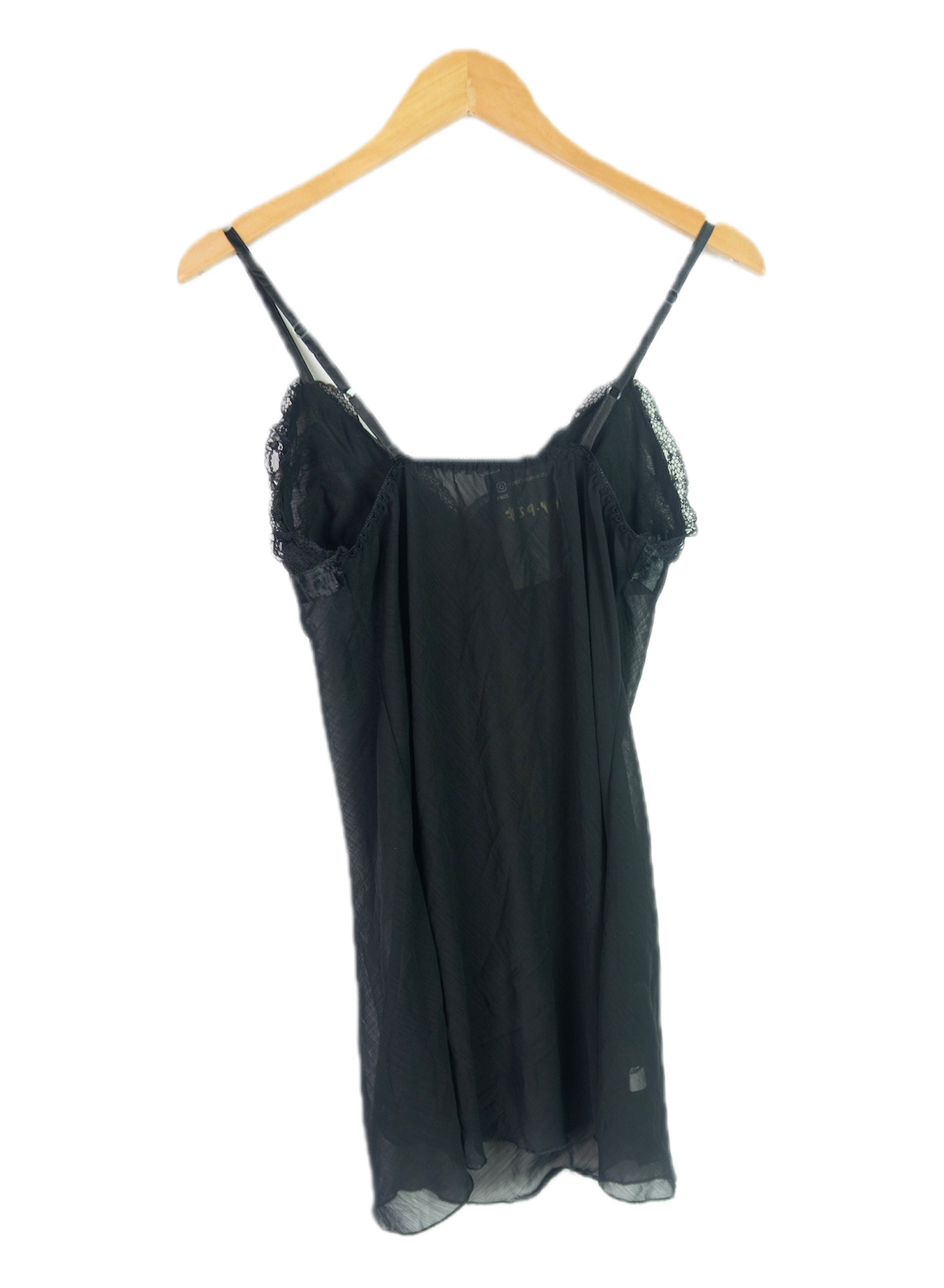 Vintage Y2K Black Lace Cami Top