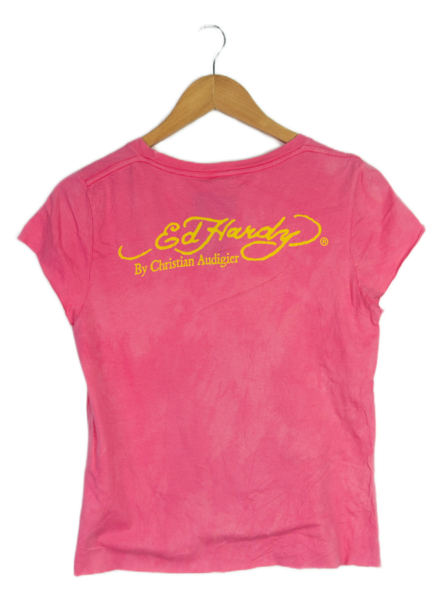 Vintage Y2K Ed Hardy Flame Tiger Top