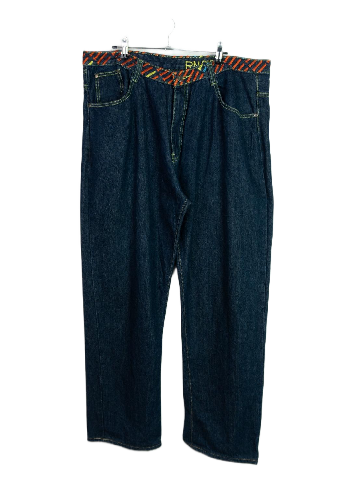 Vintage Baggy Akademiks Graphic Embroidered Jeans
