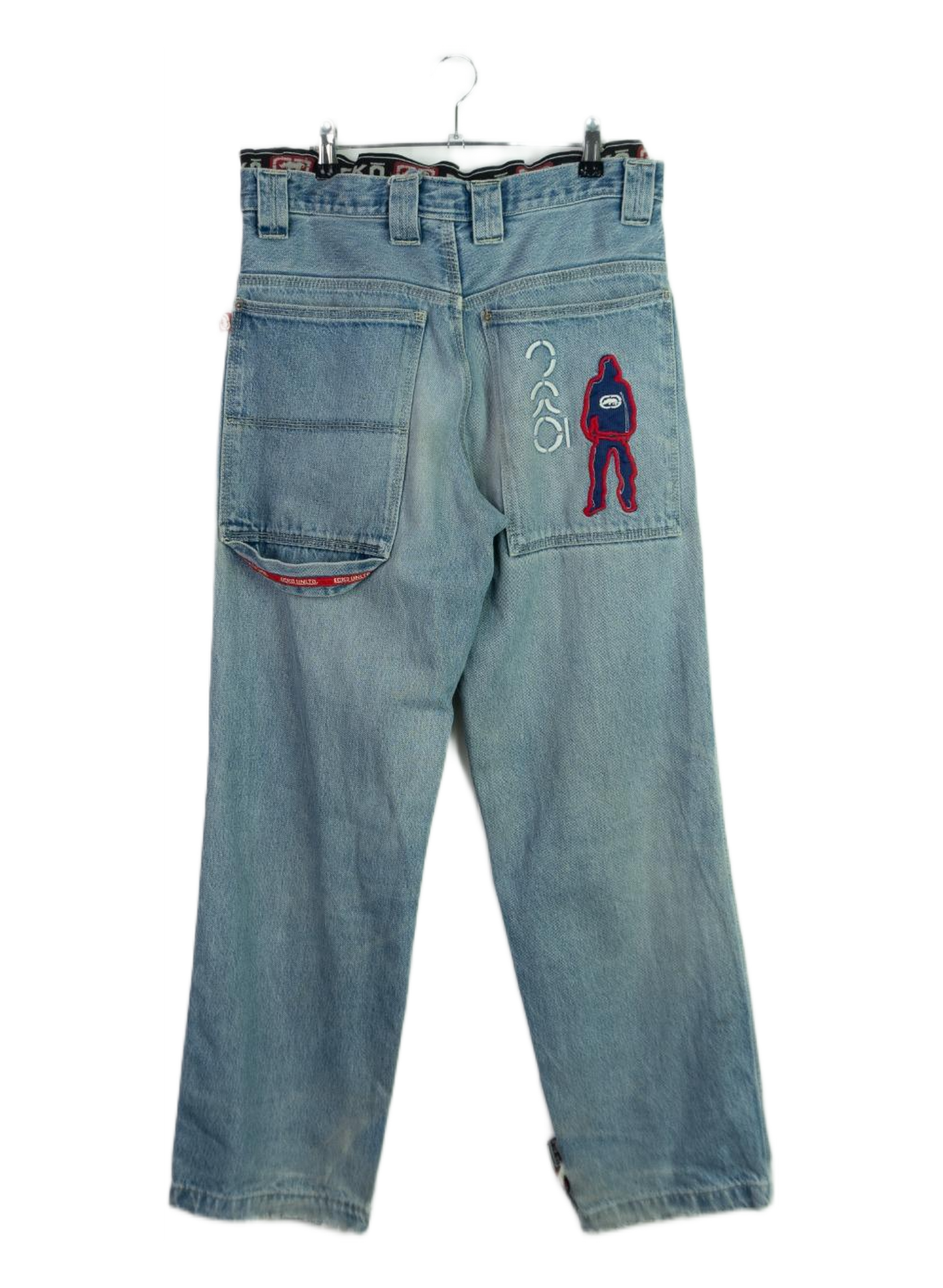 Vintage Baggy Ecko Red Graphic Jeans