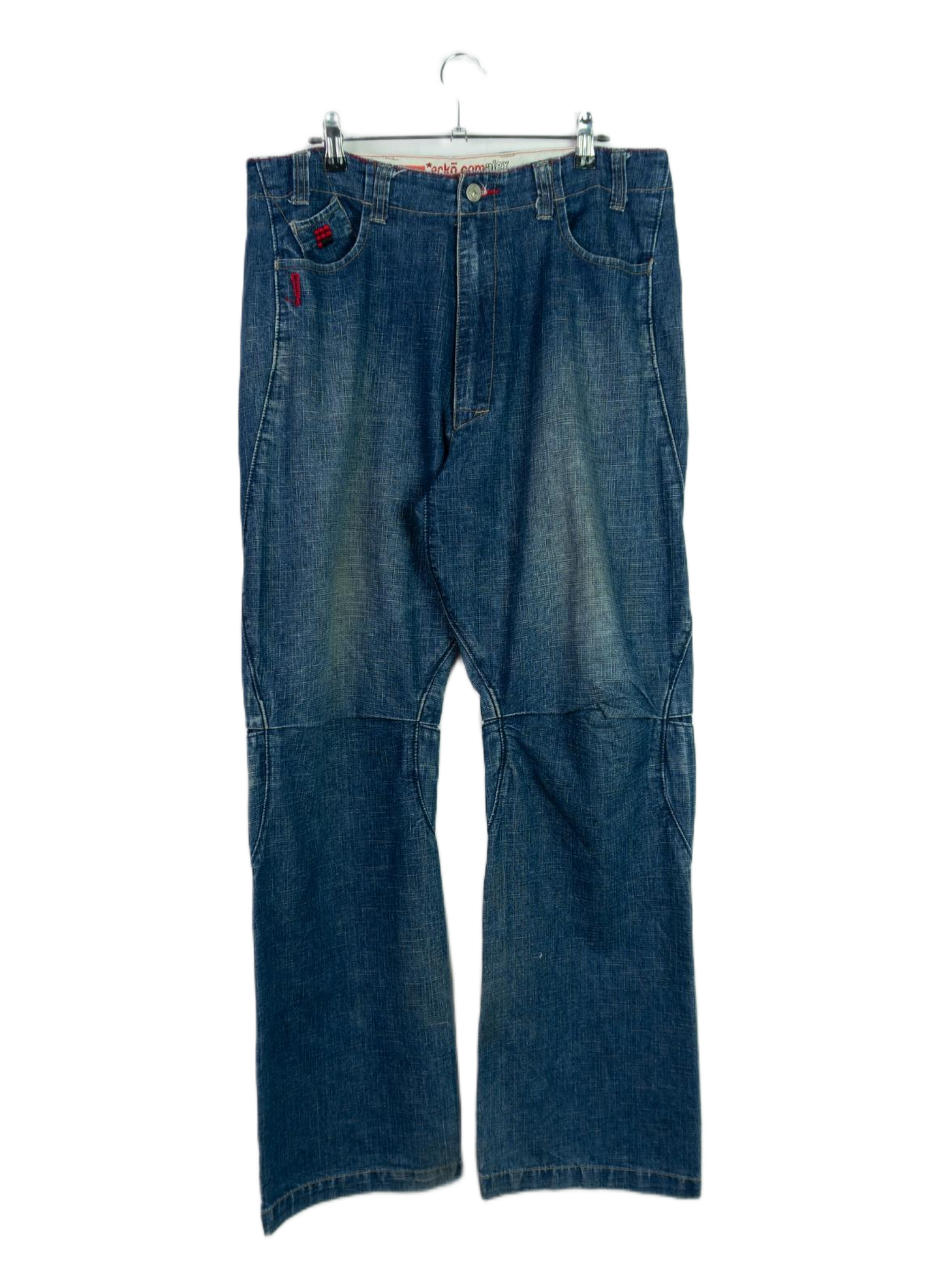 Vintage Baggy Ecko Red Panel Jeans