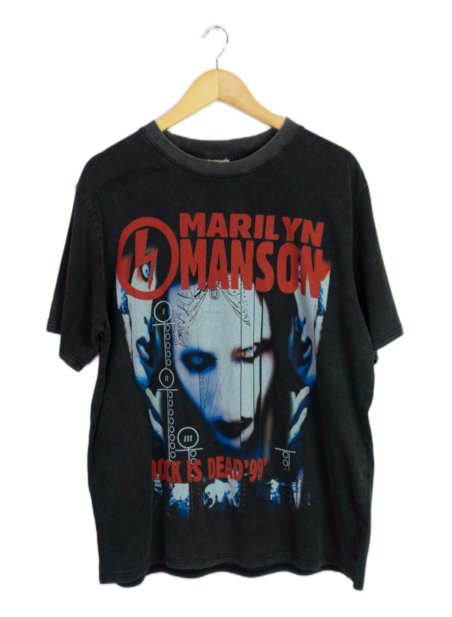 Vintage 00s Marilyn Manson Rock Is Dead Tour Tee