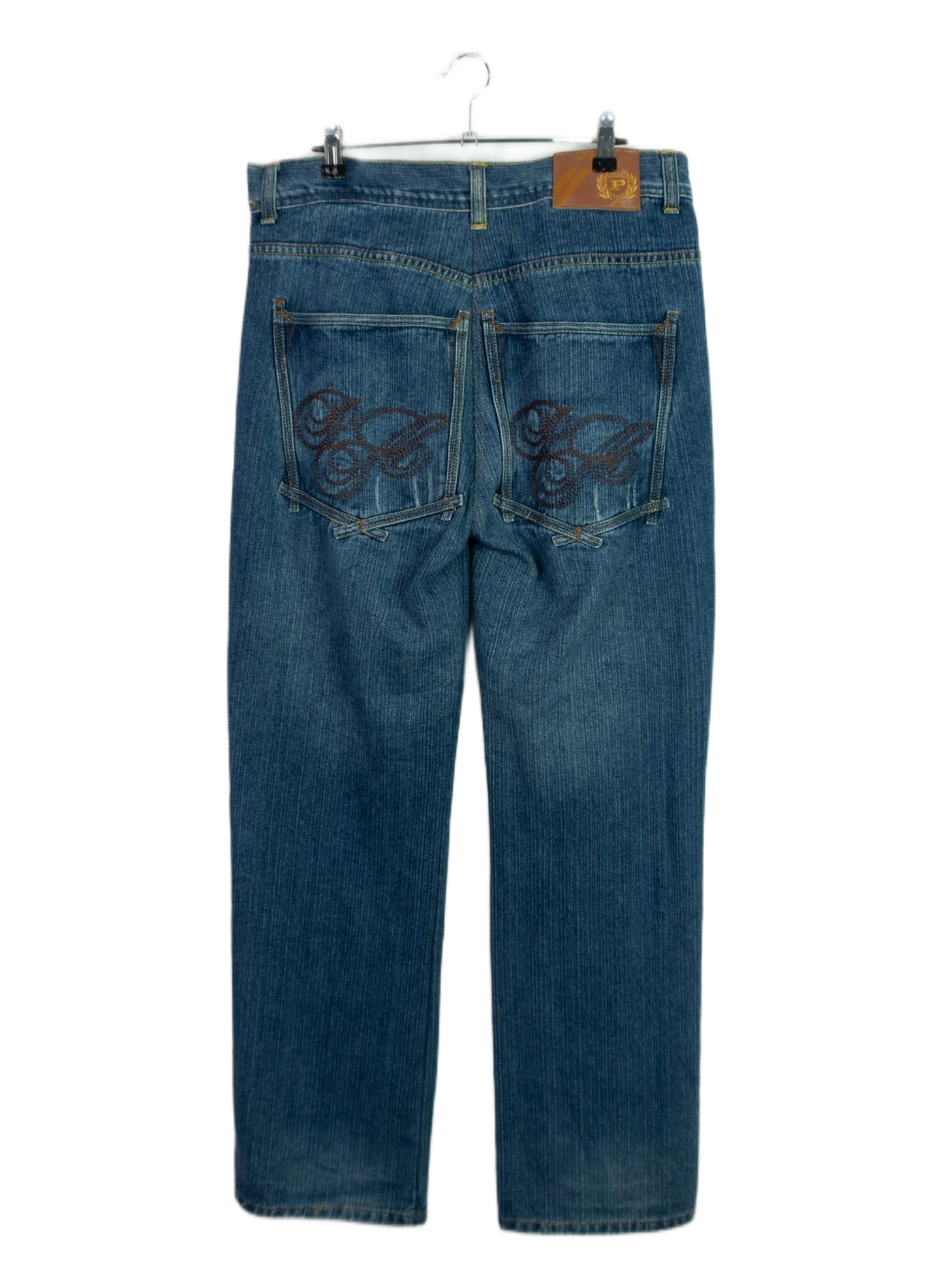 Vintage Baggy Phat Farm Monogram Jeans