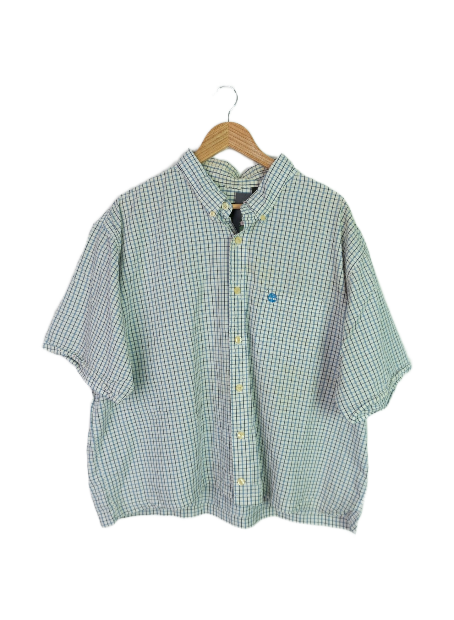 Vintage Timberland Cropped Button Up White