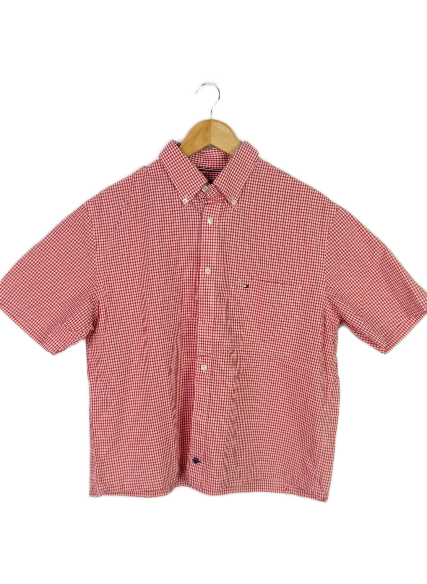 Vintage Tommy Hilfiger Gingham Button Up Cropped