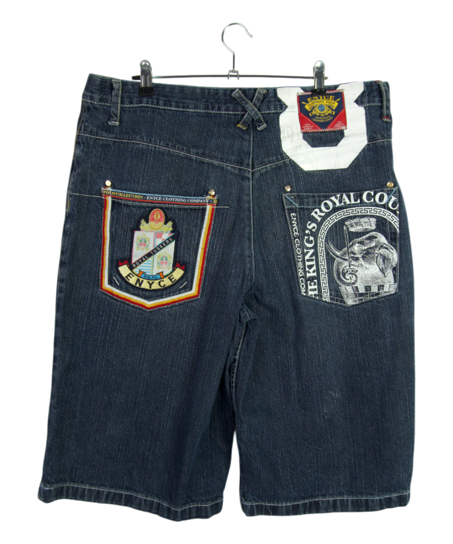 Vintage Enyce Denim Shorts Royal Crest