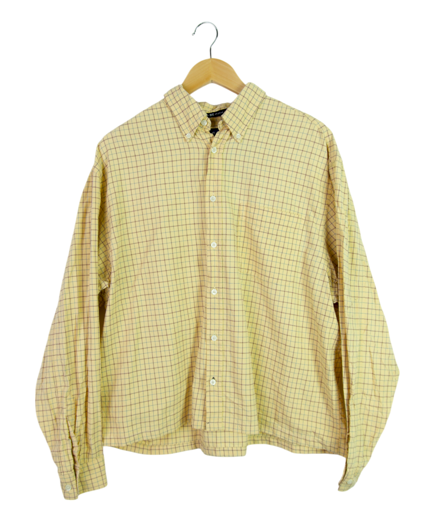 Vintage Gap Cropped Longsleeve Button Up – Yellow