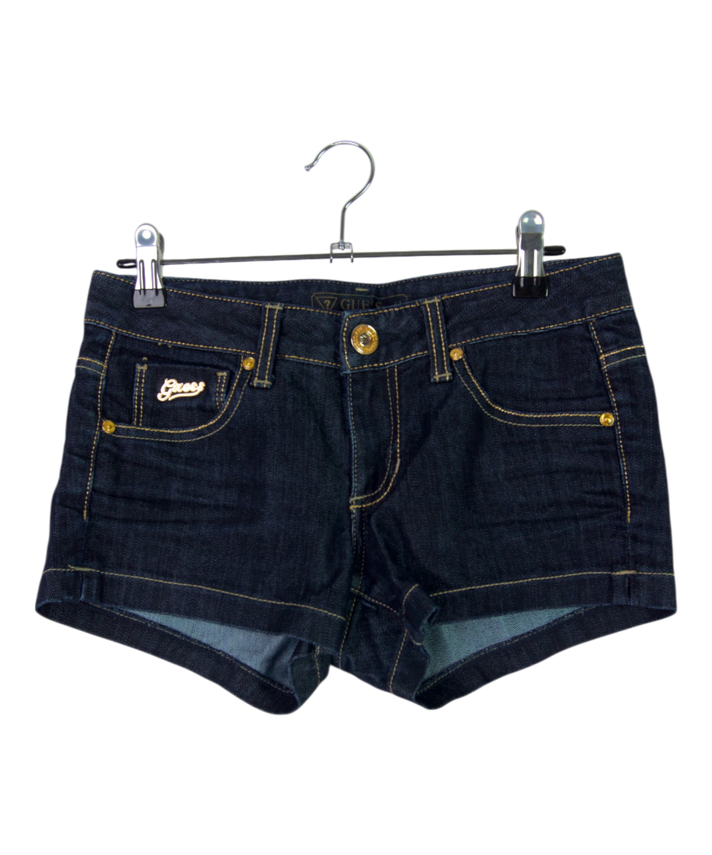 Vintage Guess Jeans Denim Shorts – Gold Trim