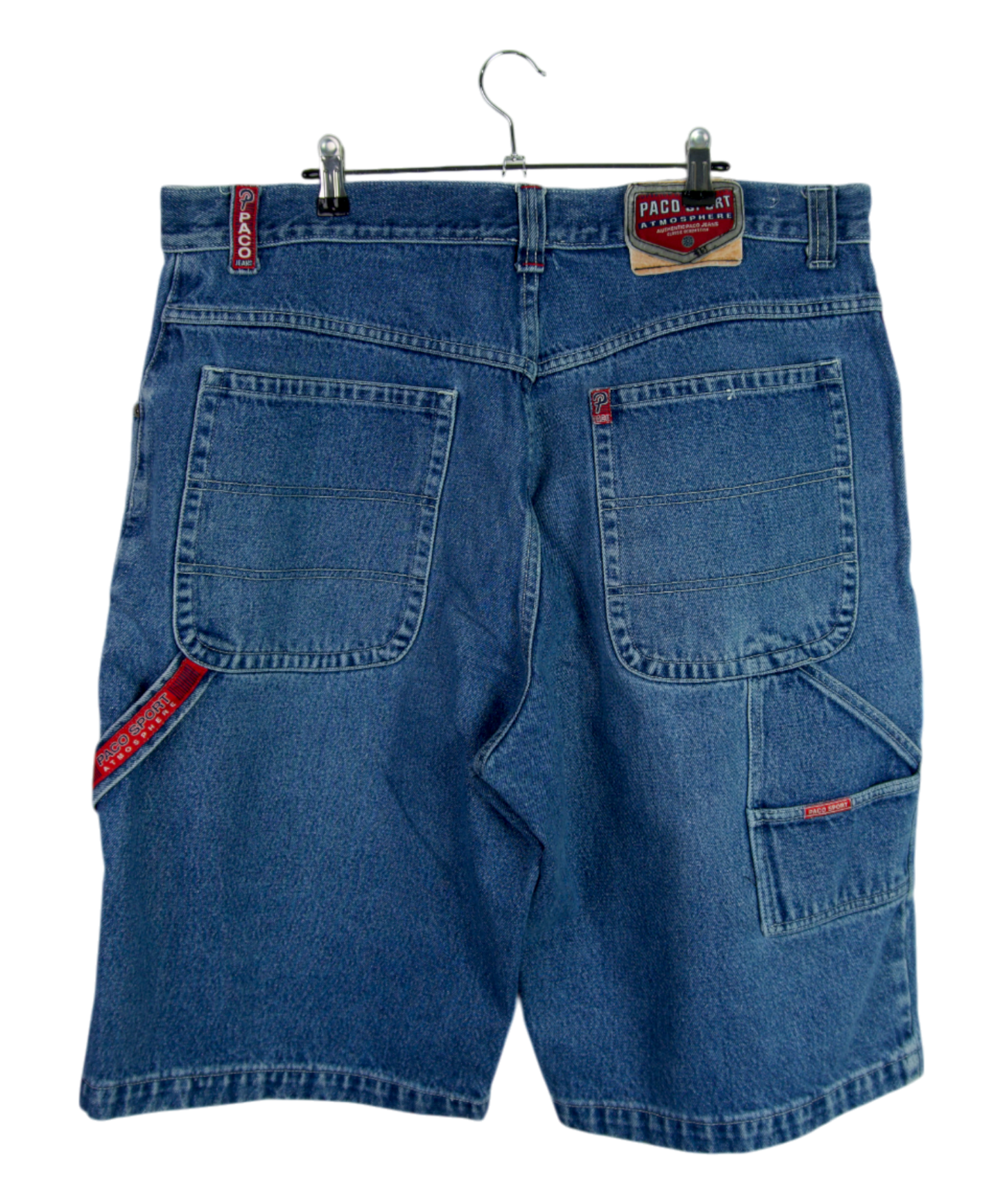 Vintage Paco Sport Denim Shorts Red Tab