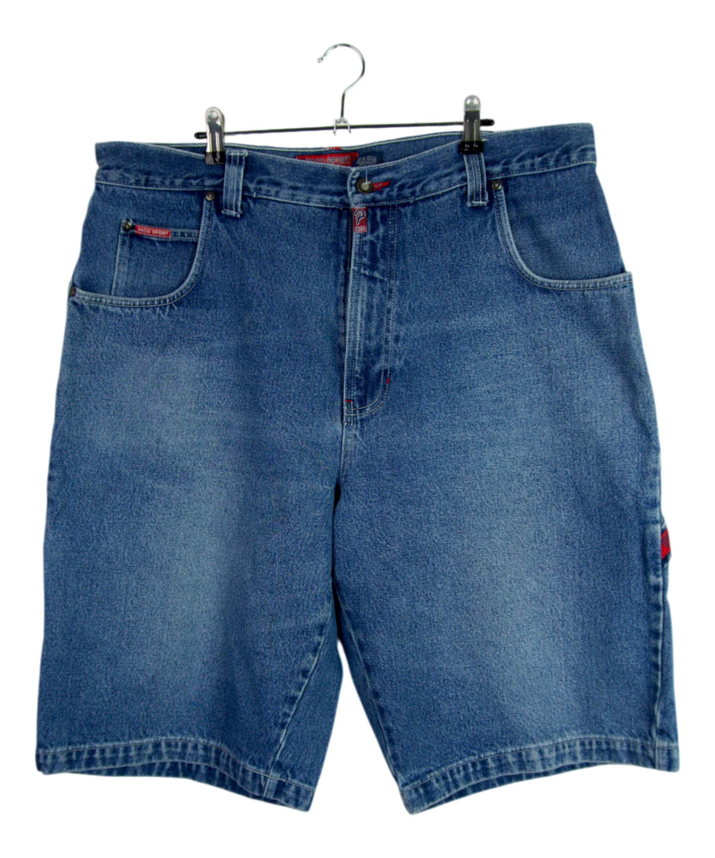 Vintage Paco Sport Denim Shorts Red Tab