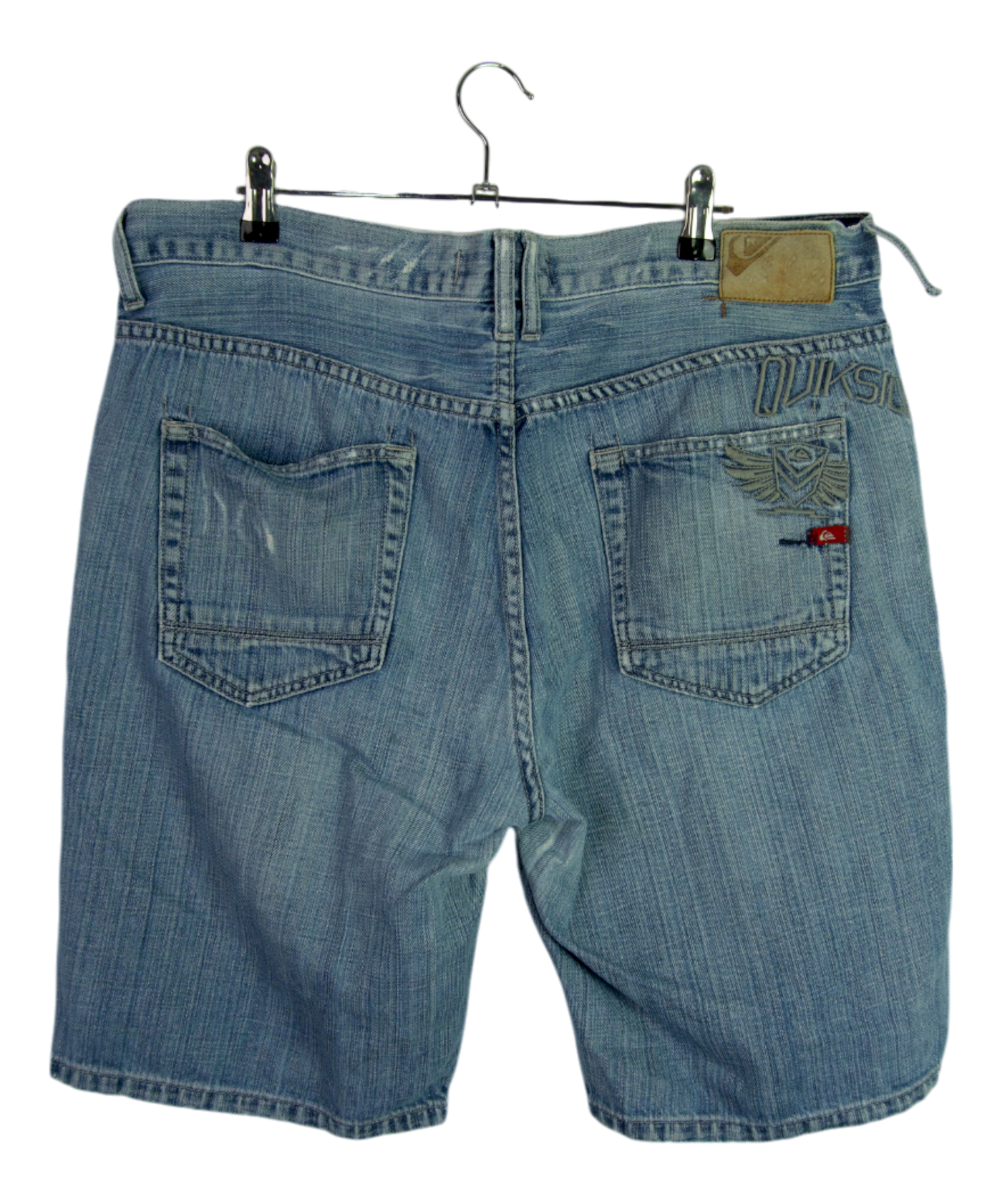 Vintage Quiksilver Denim Shorts Light Wash