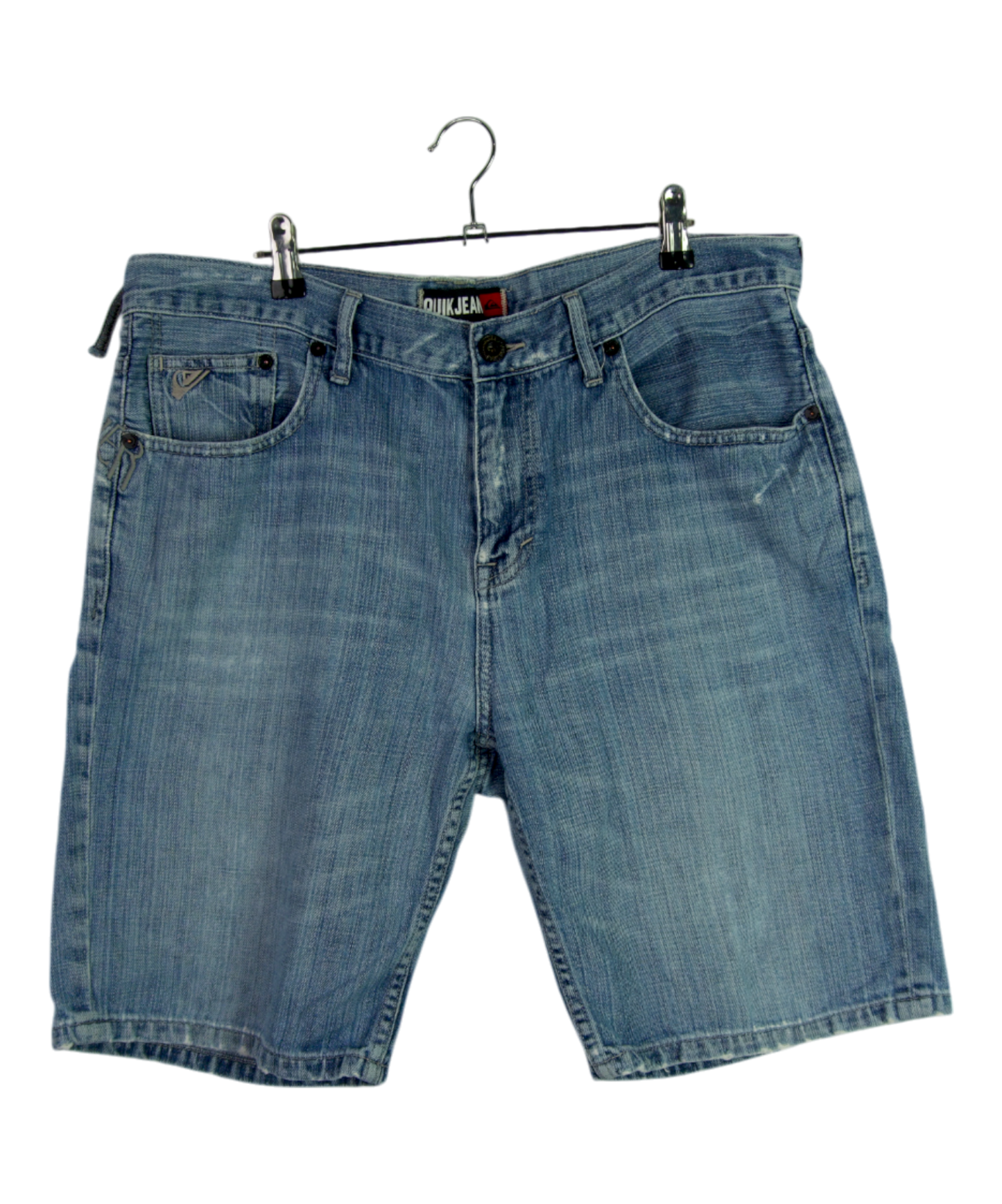 Vintage Quiksilver Denim Shorts Light Wash