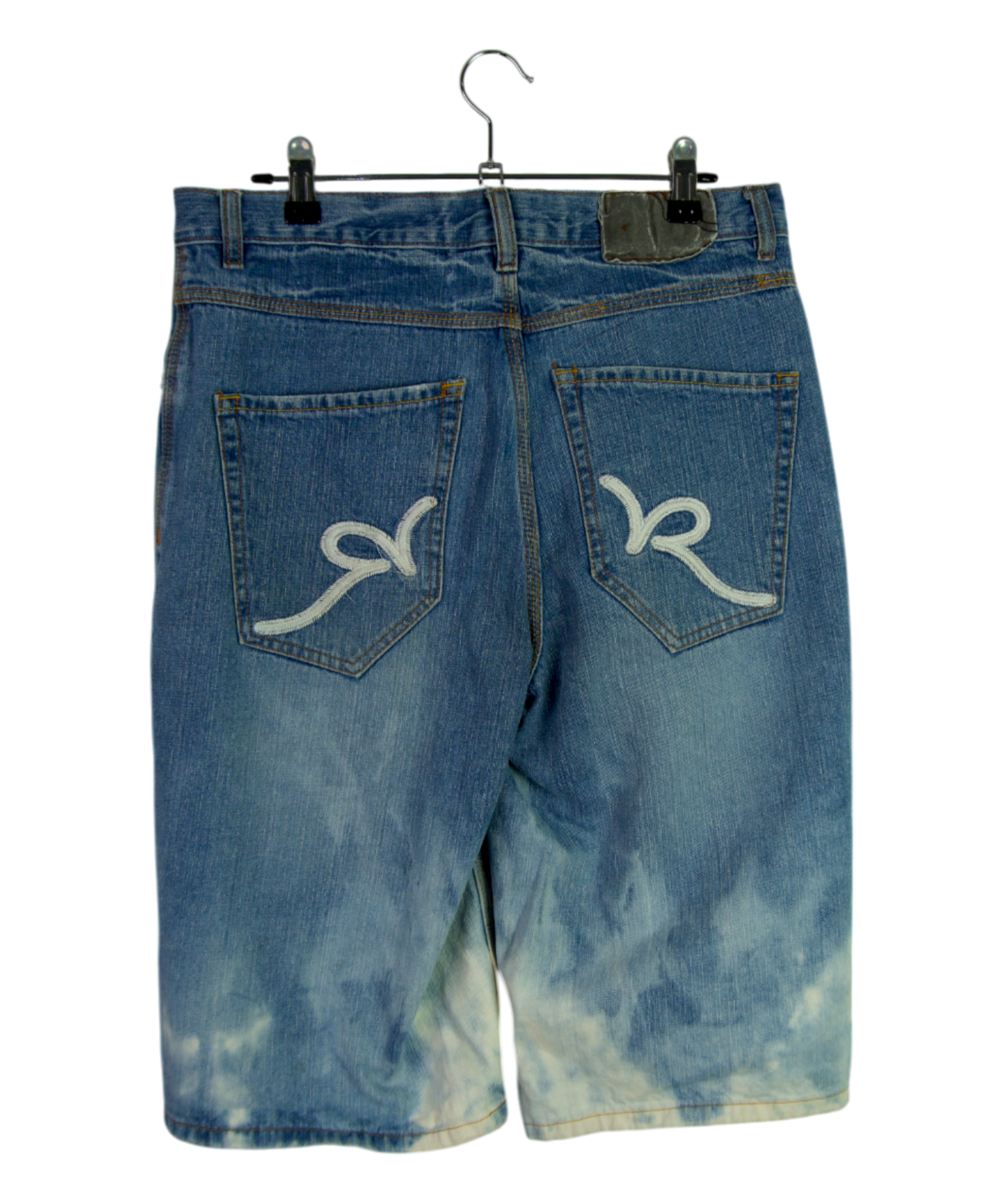 Vintage Rocawear Denim Shorts With Embroidered Pockets