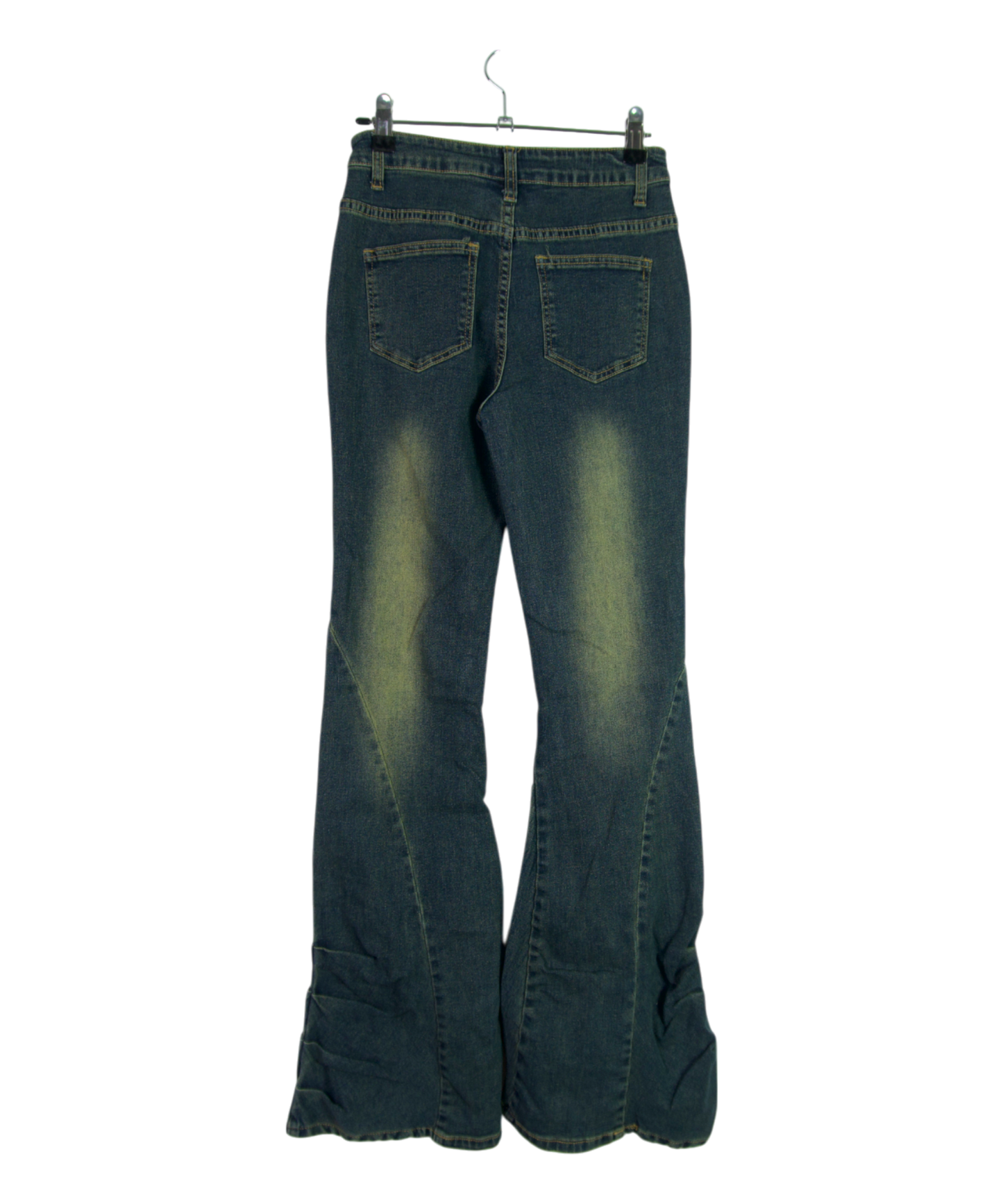 Vintage Romwe Cross Flare Jeans