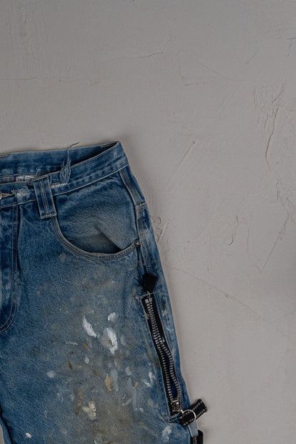 Vintage 90s South Pole Thrashed/Distressed Cargo Pants