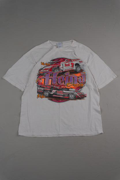 Vintage Early 2000s Y2K race promo graphic tee Racing T-shirt