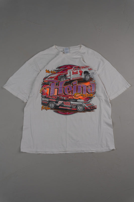 Vintage Early 2000s Y2K race promo graphic tee Racing T-shirt