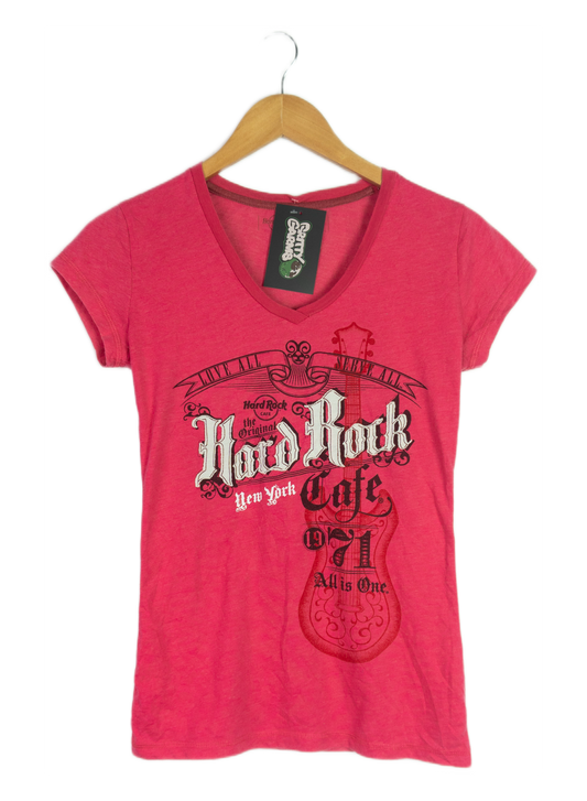 Vintage Y2K  Hard Rock Cafe Nyc V Neck Top