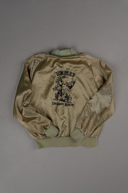Vintage 70s Jumpers Annual Chicken Kickin Bomber Jacket