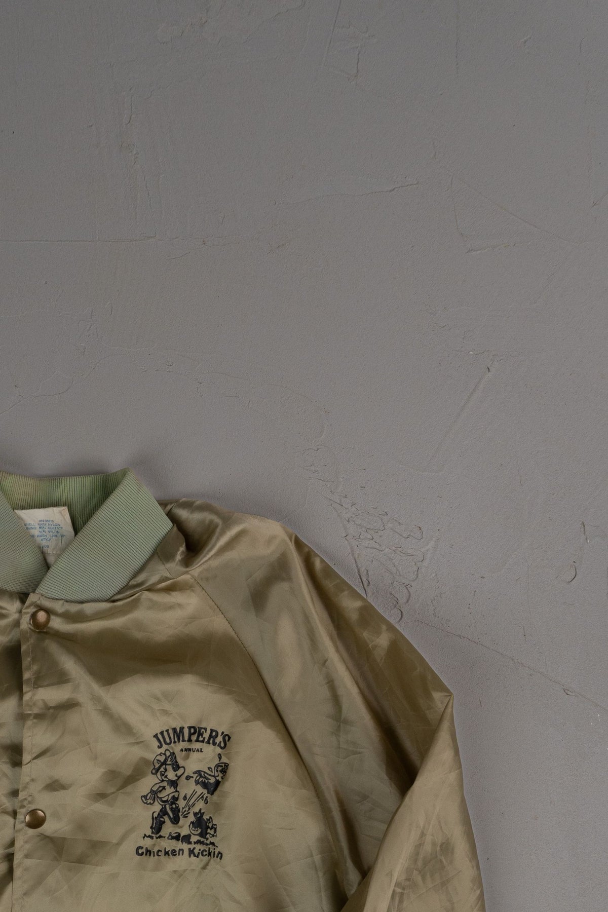 Vintage 70s Jumpers Annual Chicken Kickin Bomber Jacket