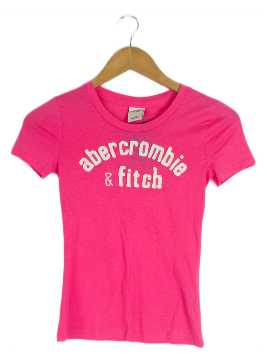 Vintage Abercrombie Pink Logo Top