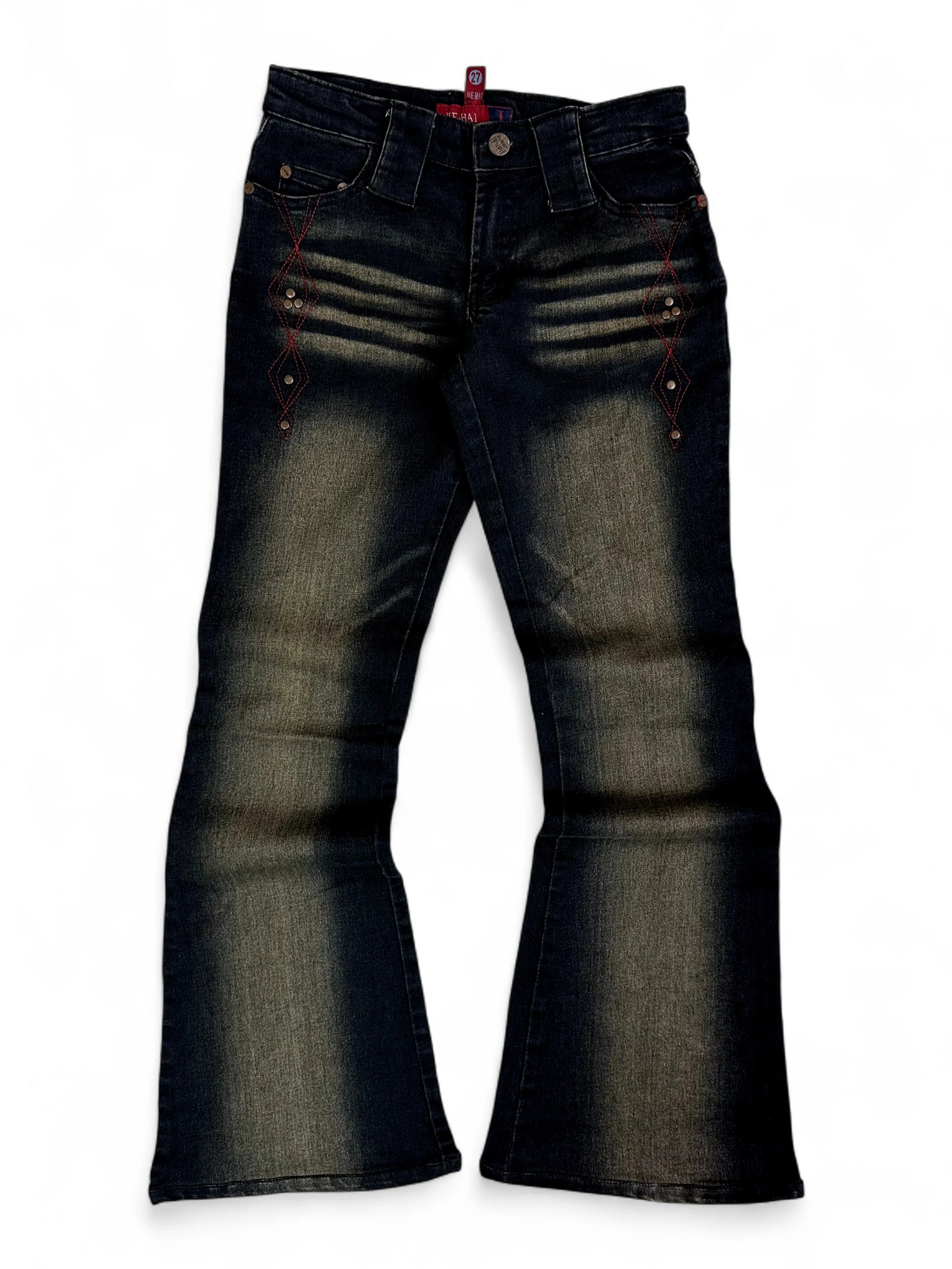 Vintage (00s) Jie Hai Flared Jeans