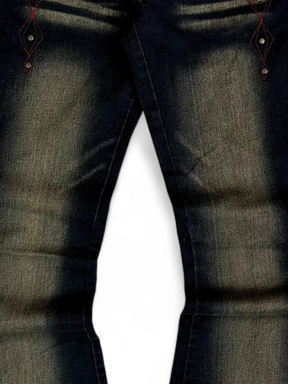 Vintage (00s) Jie Hai Flared Jeans