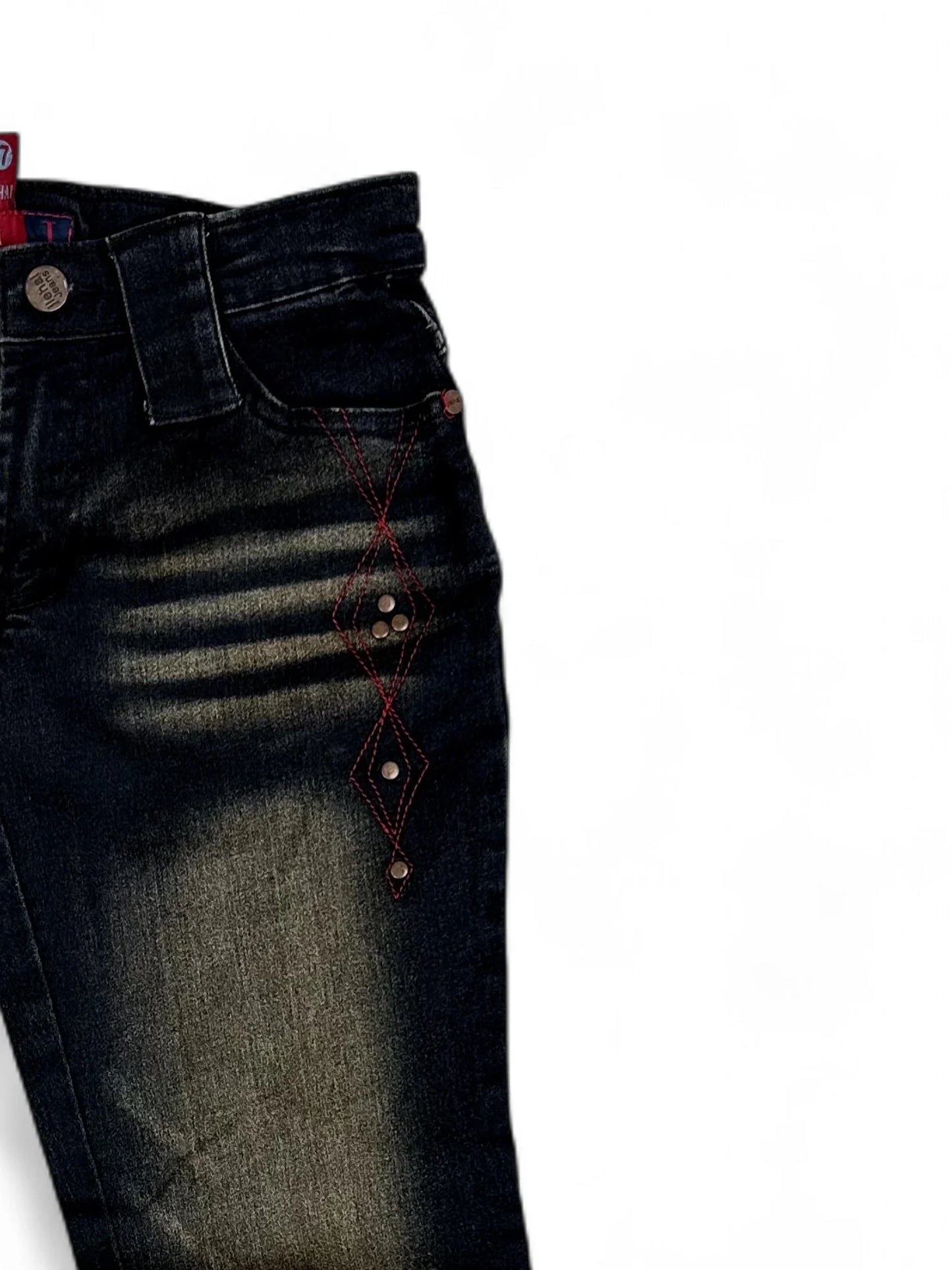 Vintage (00s) Jie Hai Flared Jeans