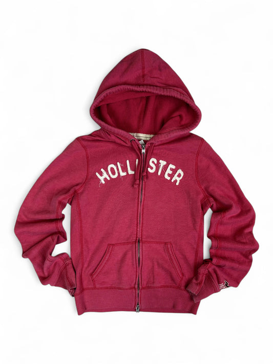 Vintage Hollister Red Zip Hoodie