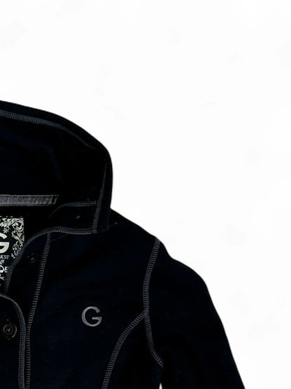 Vintage G by Guess Black Contrast Stitch Cardigan