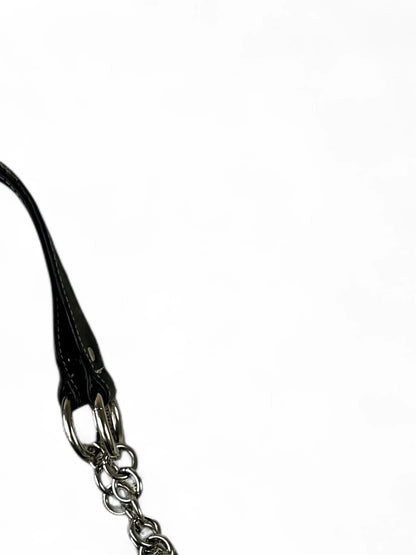 Vintage GUESS monogram buckle shoulder bag