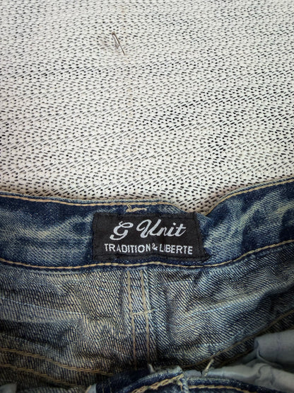 Vintage 00s G-Unit Baggy Denim Shorts