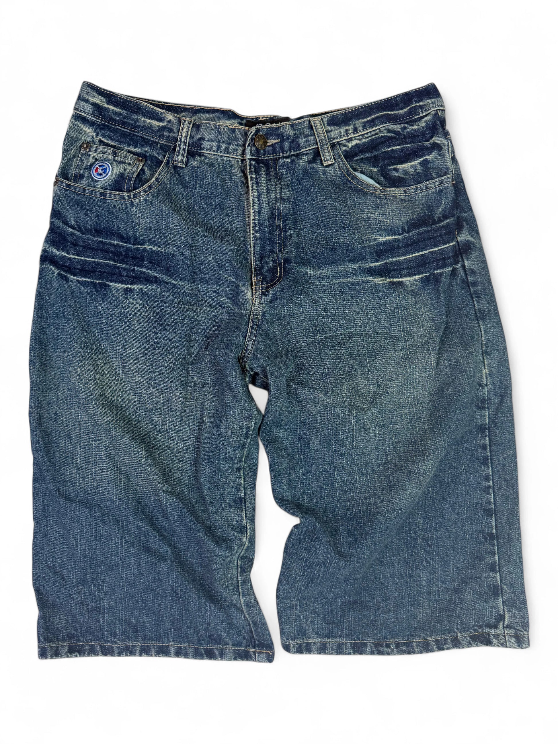 Vintage 00s G-Unit Baggy Denim Shorts