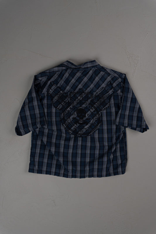 Vintage Y2K Marc Ecko Cropped Button-up T-shirt