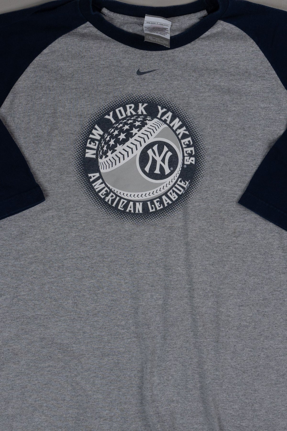 Vintage 00s Y2K New York Yankees Mlb Baseball Short Sleeve T-shirt