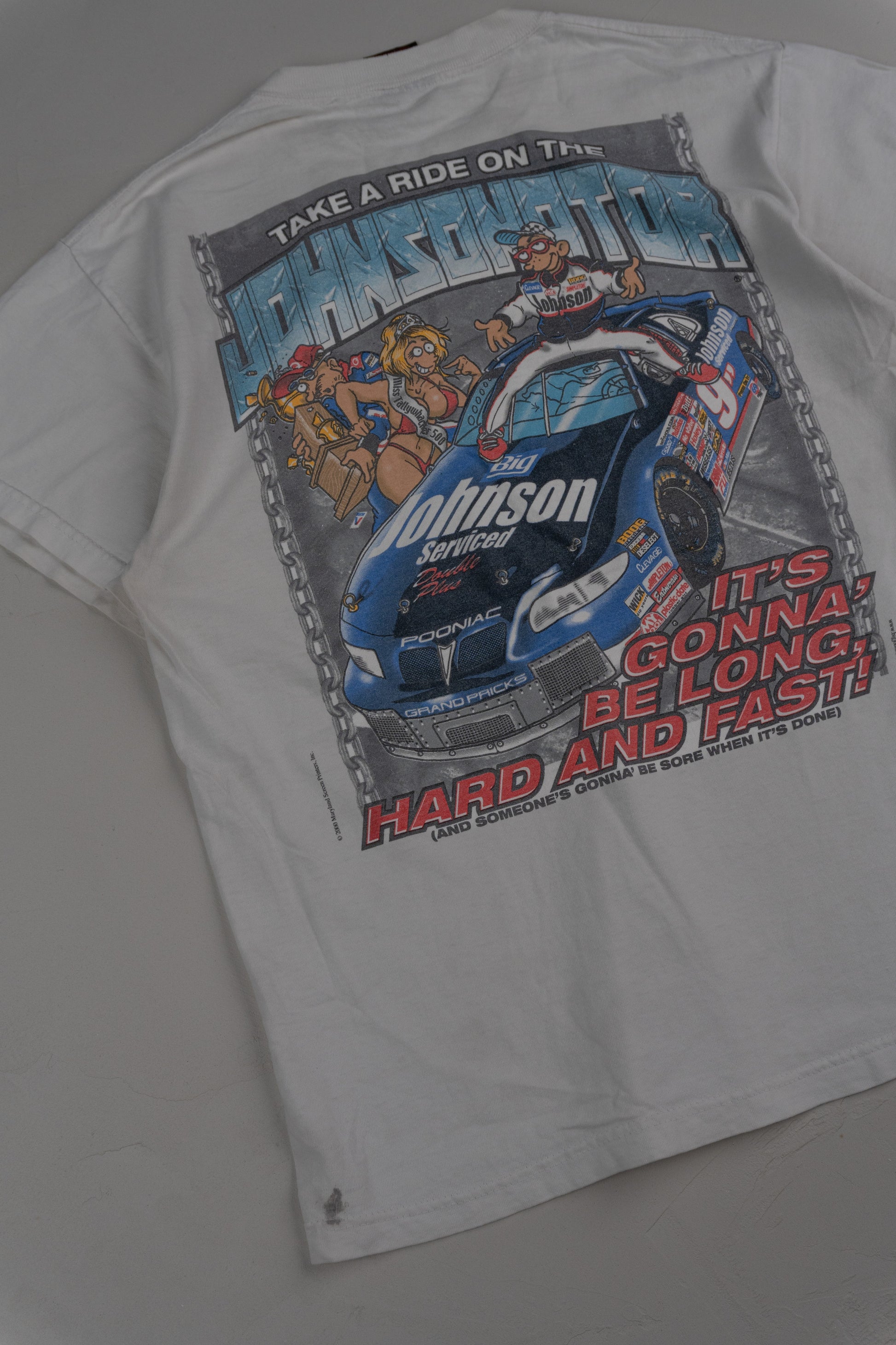 Vintage 1990s Big Johnson Racing T-shirt