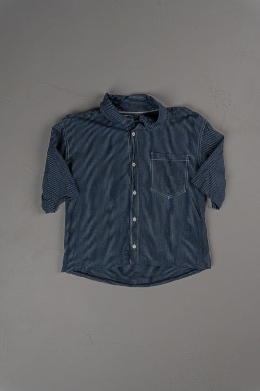 Vintage Y2K Teddy Smith Cropped Button-up T-shirt
