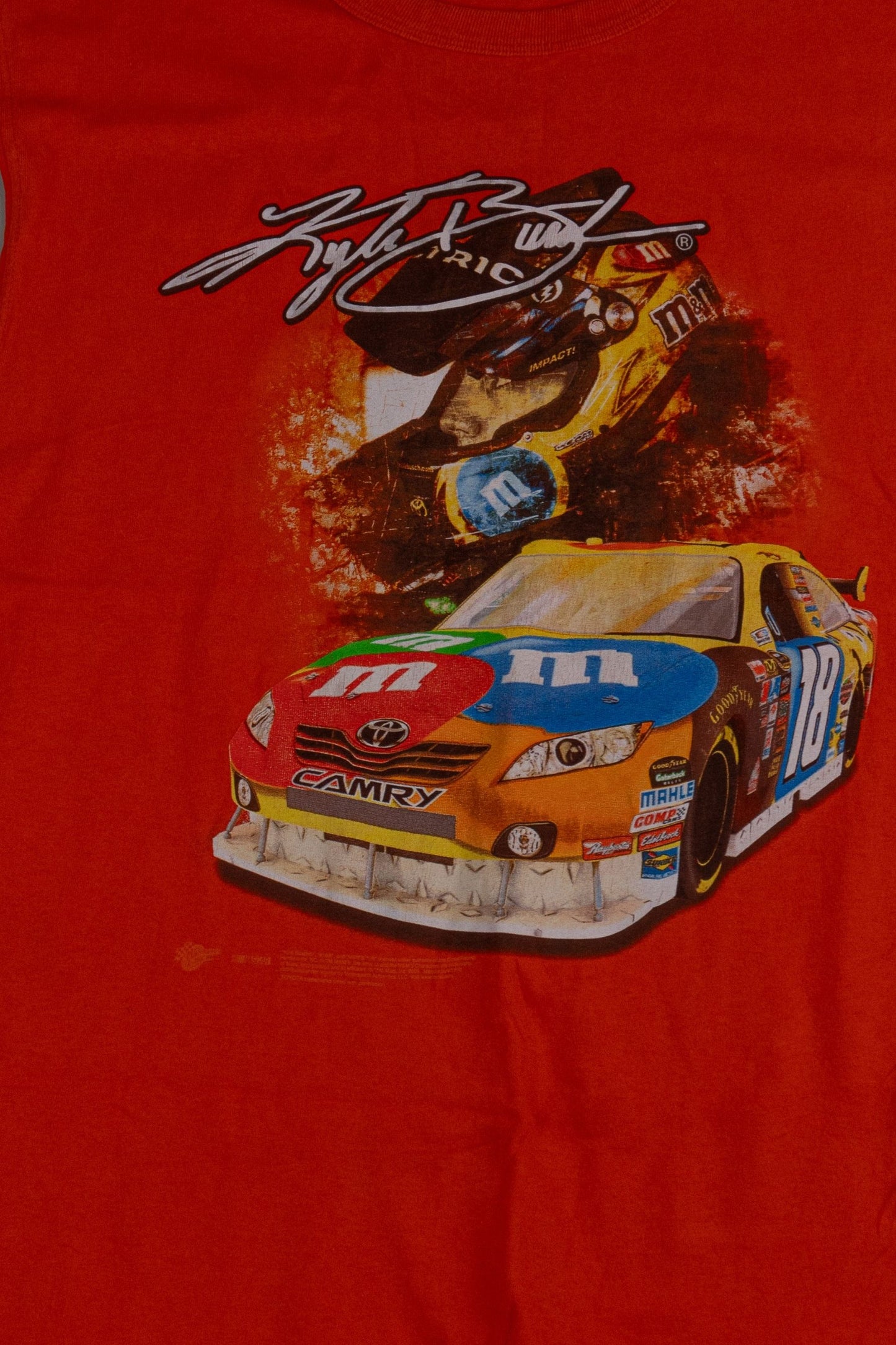 Vintage Early 2000s Y2K era NASCAR fanwear graphic tee. Racing T-shirt