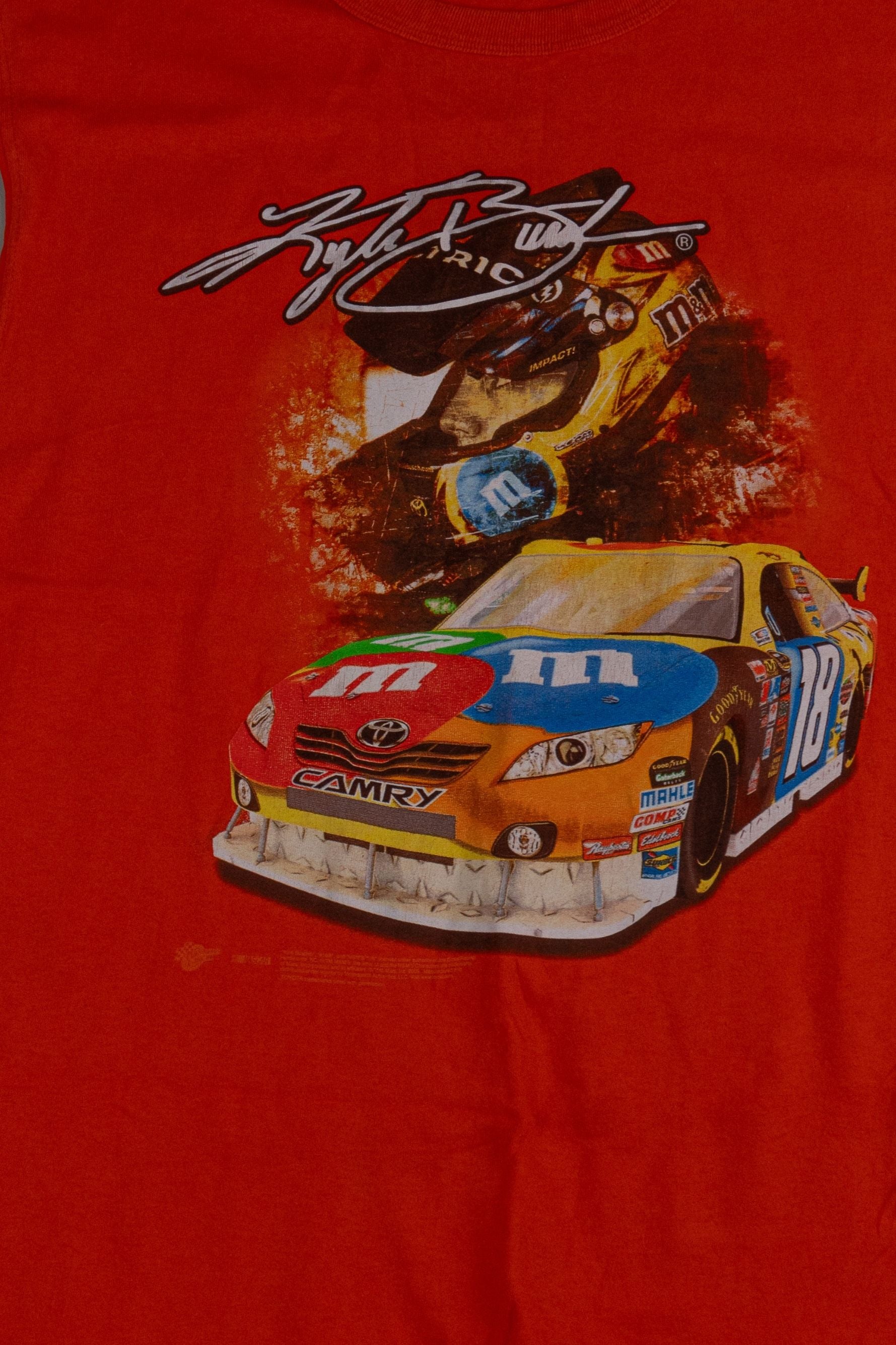 Vintage Early 2000s Y2K era NASCAR fanwear graphic tee. Racing T-shirt