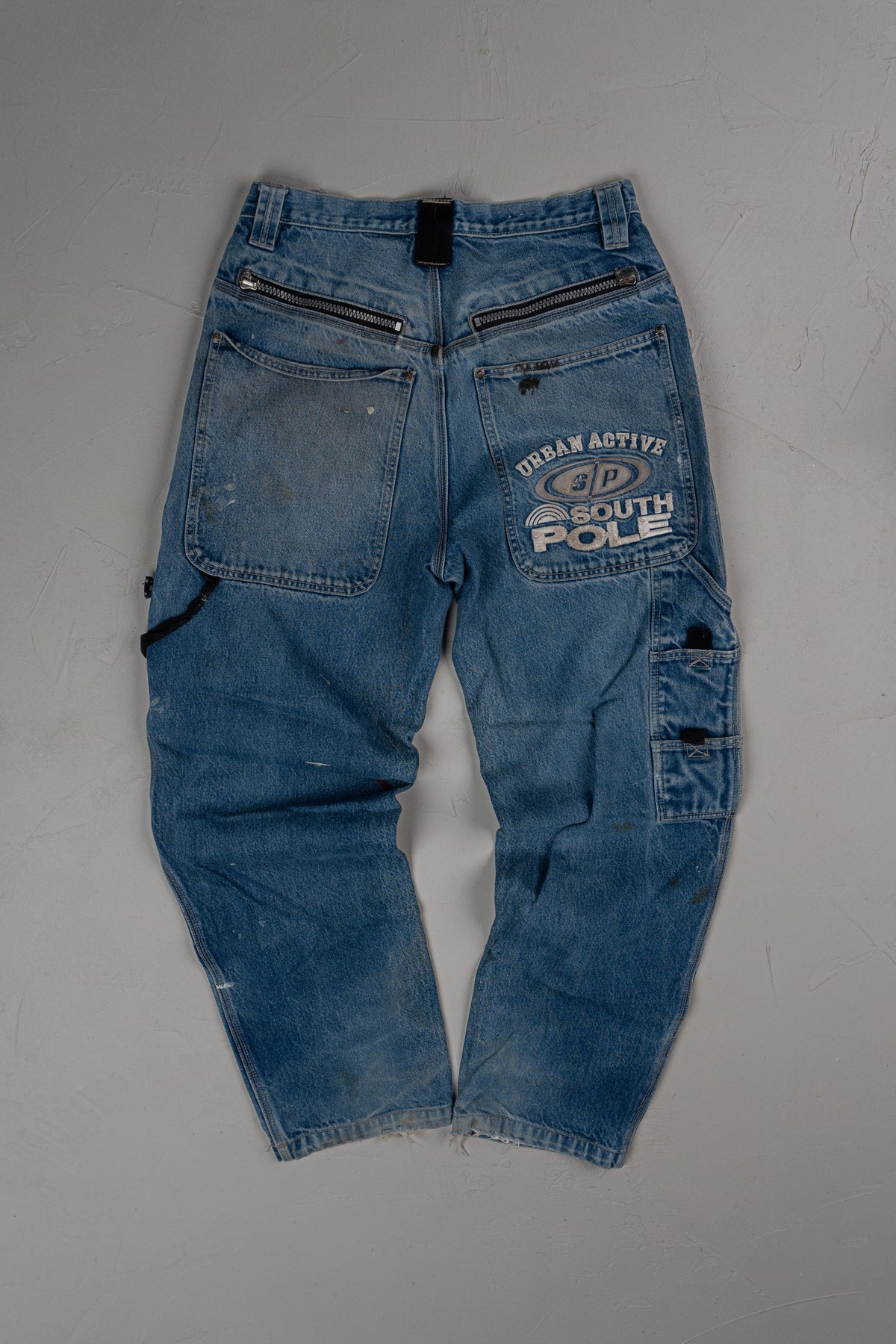 Vintage 90s South Pole Thrashed/Distressed Cargo Pants