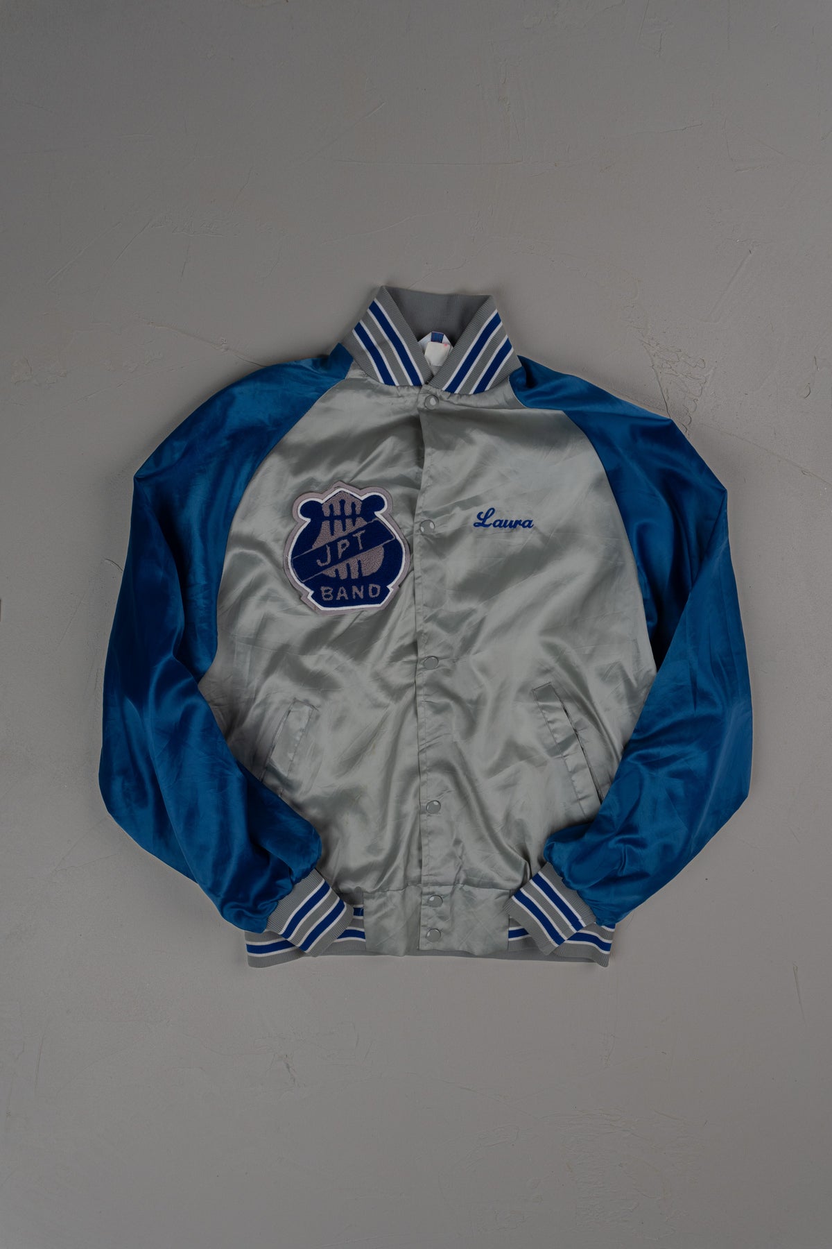 Vintage 80s J.p. Taravella Marching Trojans Bomber Jacket