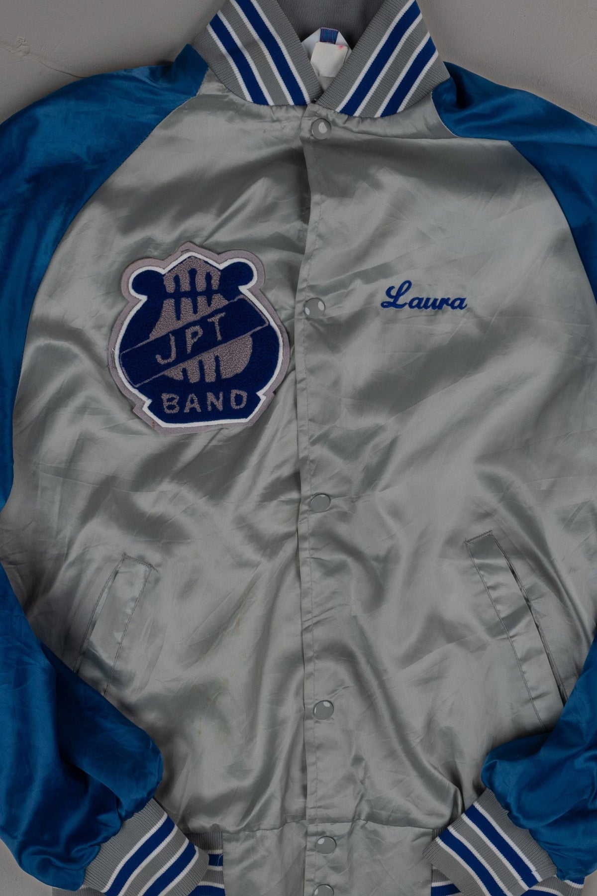 Vintage 80s J.p. Taravella Marching Trojans Bomber Jacket
