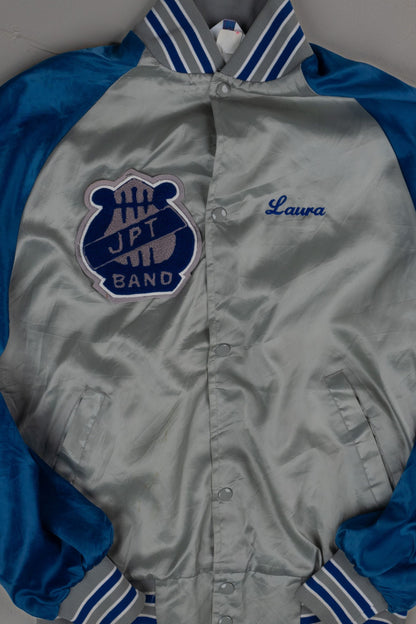 Vintage 80s J.p. Taravella Marching Trojans Bomber Jacket
