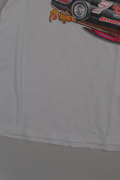 Vintage Early 2000s Y2K race promo graphic tee Racing T-shirt