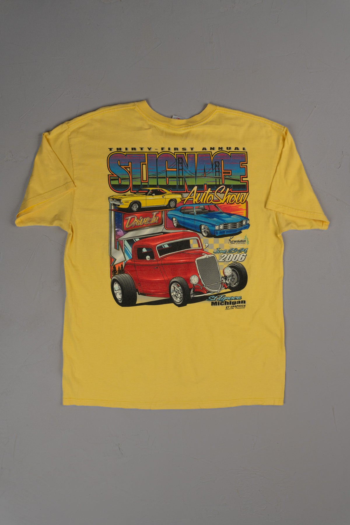 Vintage 00s Y2K Car Show T-shirt
