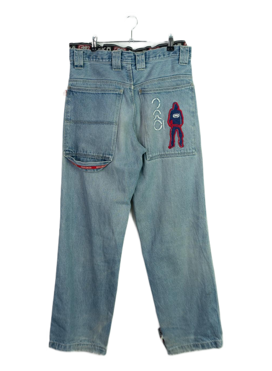 Vintage Baggy Ecko Red Graphic Jeans