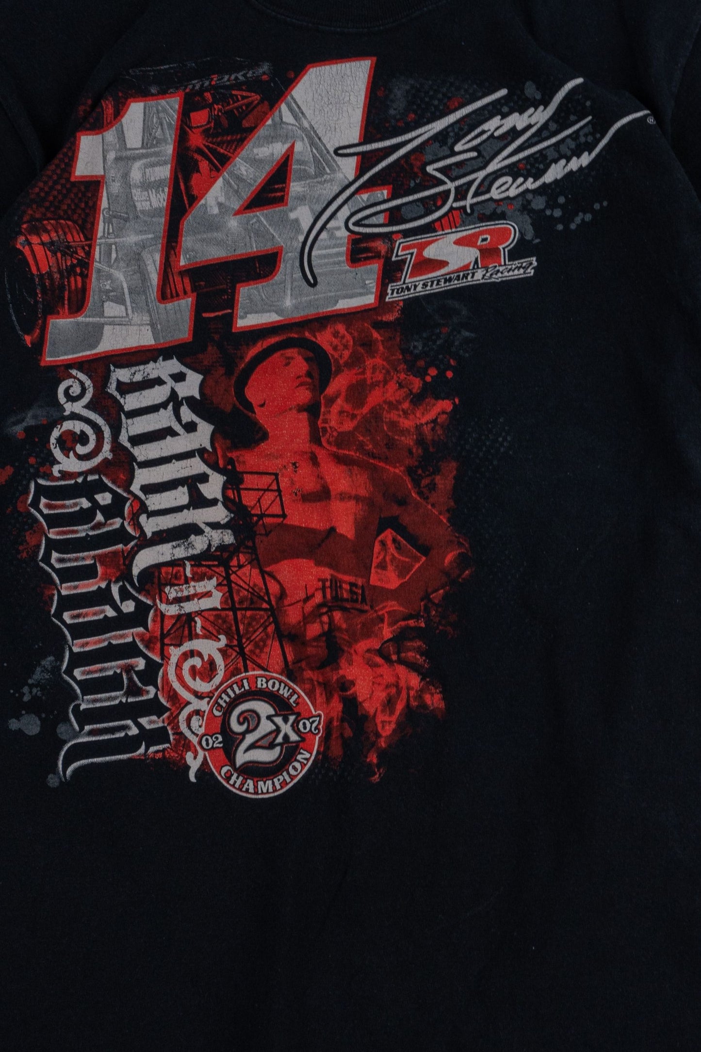 Vintage Early 2000s Y2K racing graphic tee Racing T-shirt