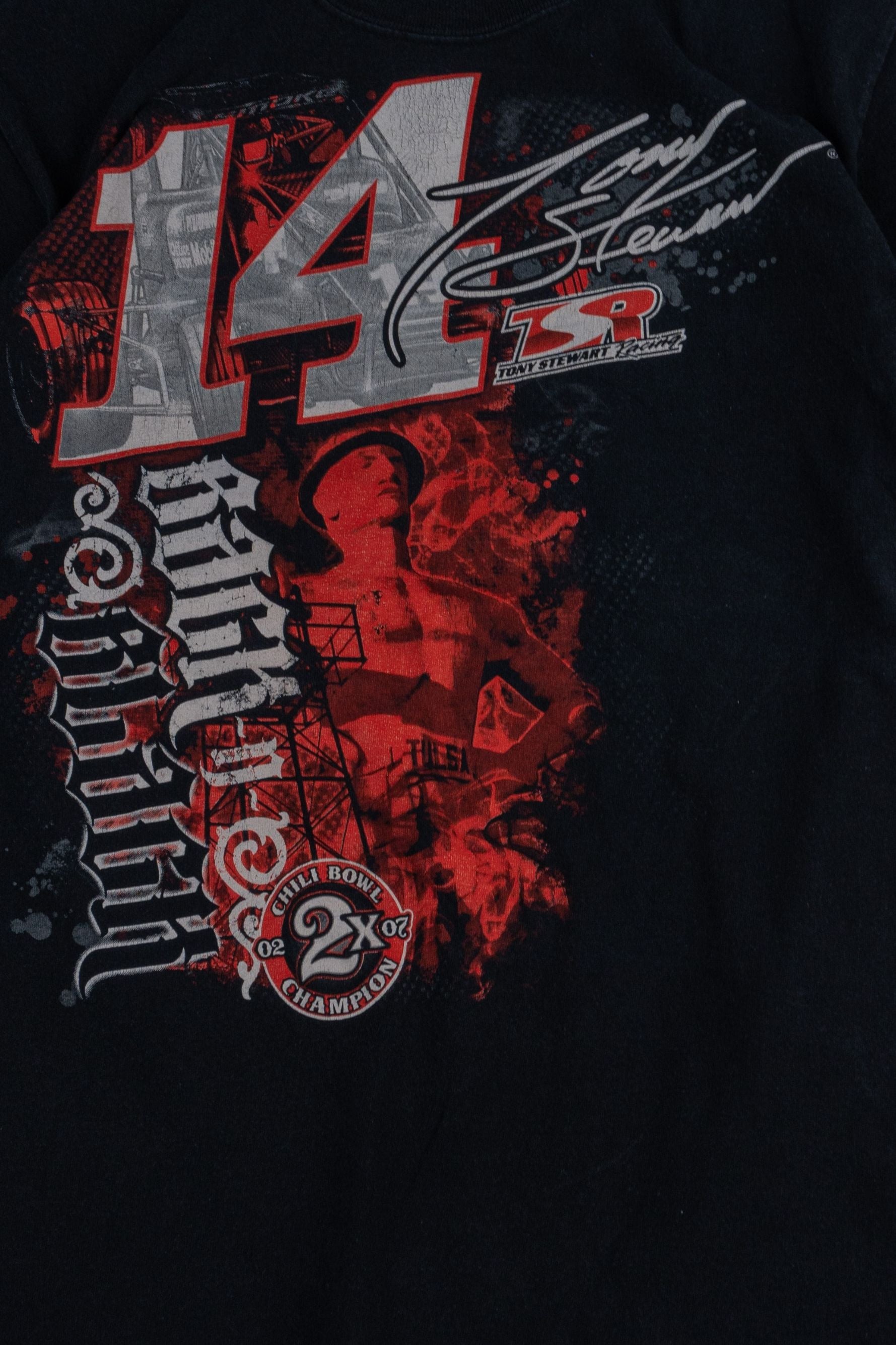 Vintage Early 2000s Y2K racing graphic tee Racing T-shirt