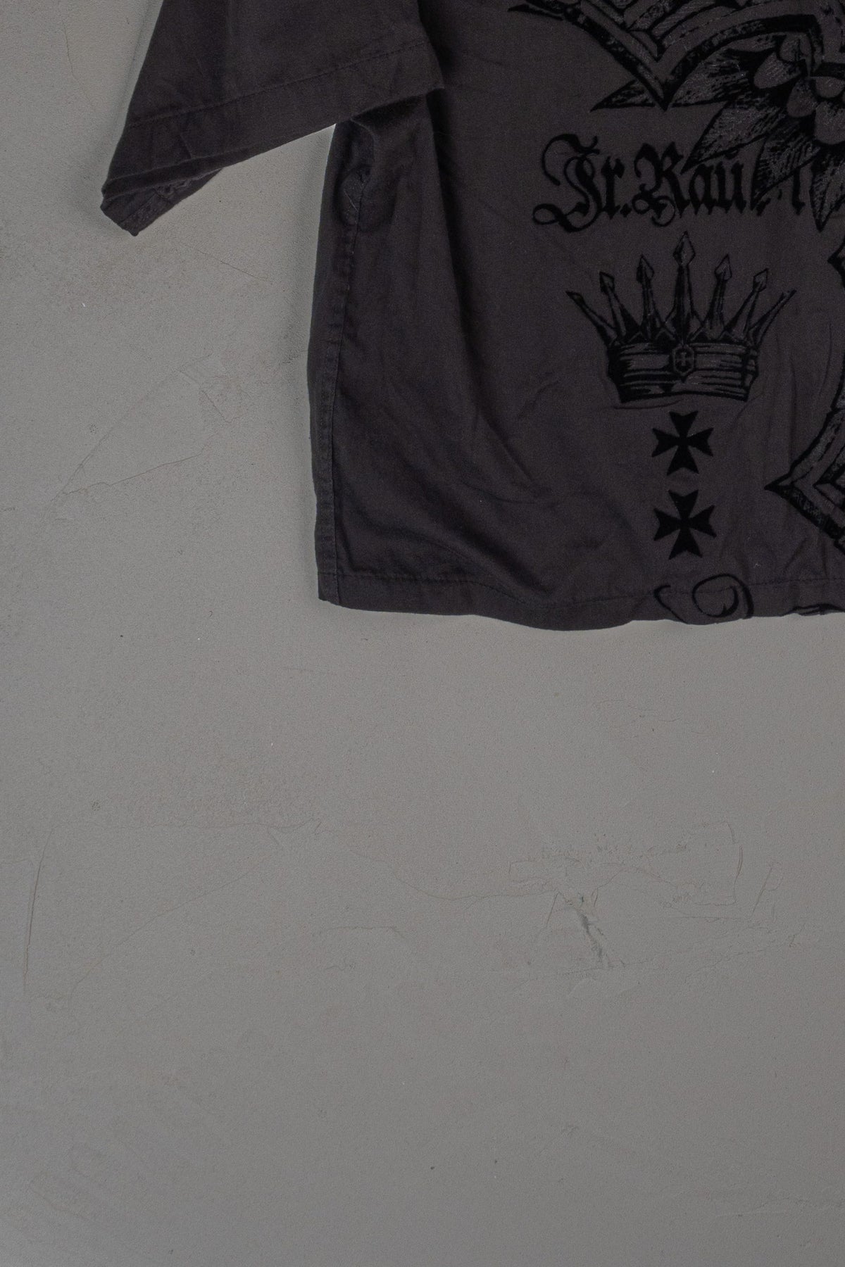 Vintage Y2K Xtreme Couture Cropped Button-up T-shirt