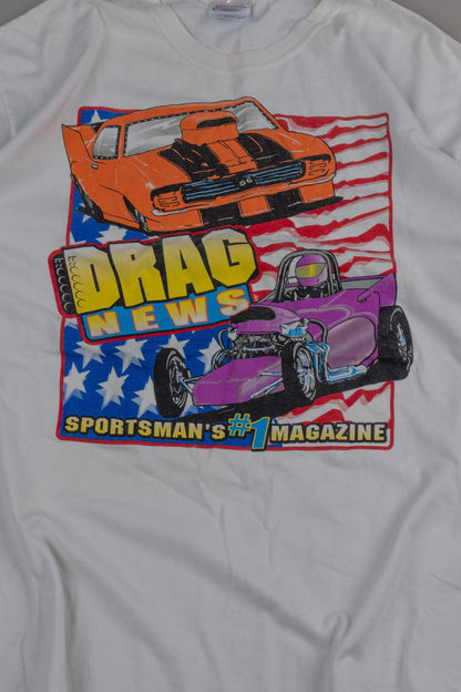 Vintage Early 2000s Y2K graphic tee Racing T-shirt